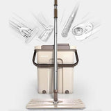 Flat Mop and Bucket | Flat Mop Bucket | Store & Get